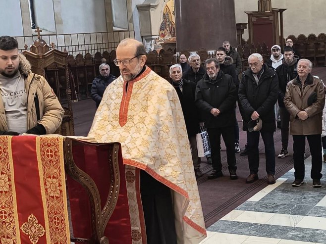 U crkvi Svetog Marka služen parastos stradalima u hrvatskoj operaciji "Maslenica"