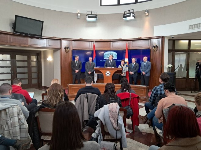 Konferencija za novinare predsjednika Srpske - Foto: RTRS