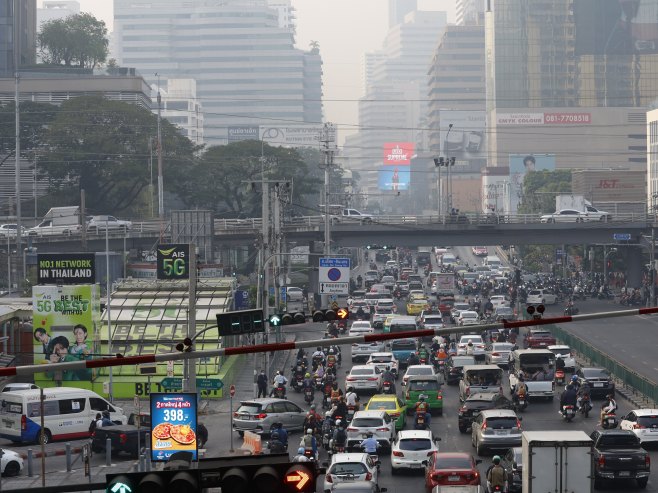 Bangkok, Tajland - zagađenost (Foto: EPA-EFE/NARONG SANGNAK) - 