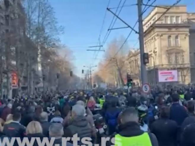 Beograd-protesti - Foto: Screenshot