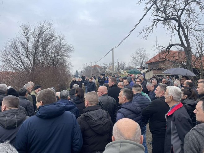 Ugljevik, protesti - Foto: RTRS