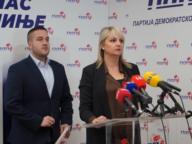 Mirna Savić Banjac i Nebojša Drinić - Foto: RTRS