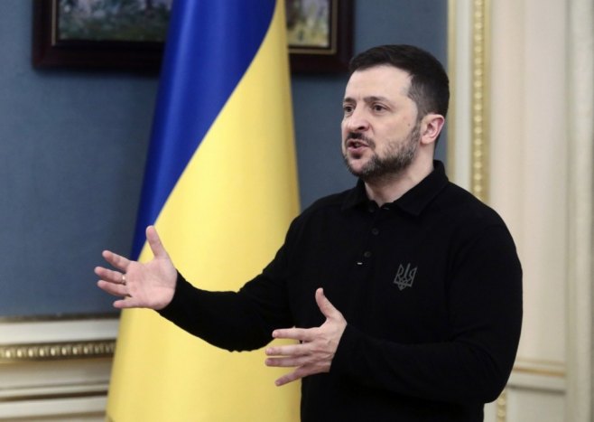 Volodimir Zelenski (Foto: EPA/VOLODYMYR TARASOV) Volodimir Zelenski (Foto: EPA/VOLODYMYR TARASOV) -