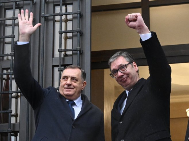 Dodik i Vučić - Foto: predsjednikrs.rs/Borislav Zdrinja