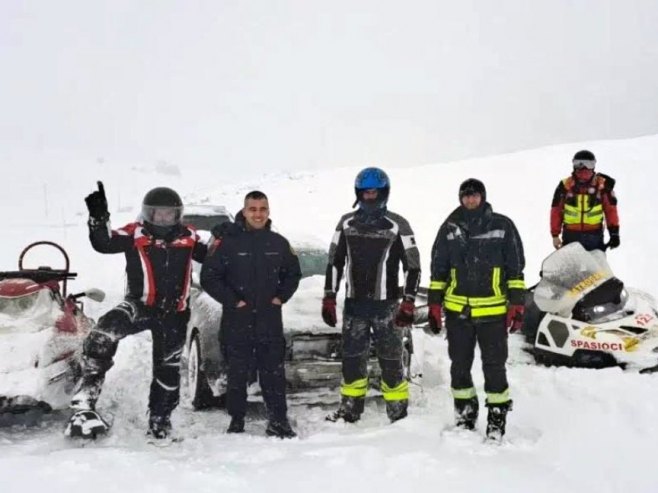 Podgorica - Služba zaštite spasavanja Nikšić - Foto: SRNA