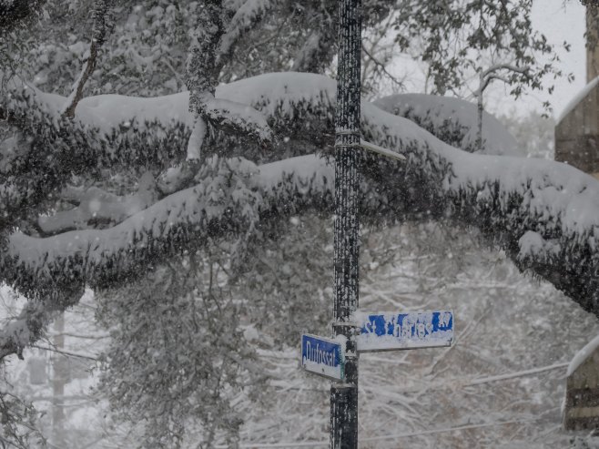 Snježna oluja (Foto: EPA-EFE/DERICK HINGLE) - 