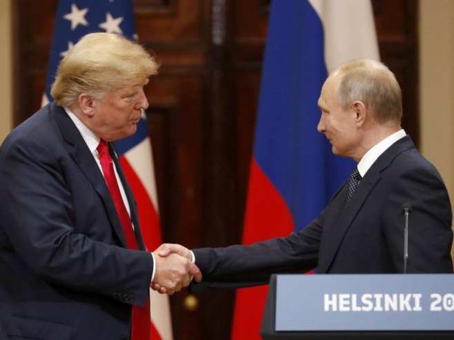 Donald Tramp i Vladimir Putin (foto: EPA-EFE/ANATOLY MALTSEV) - 