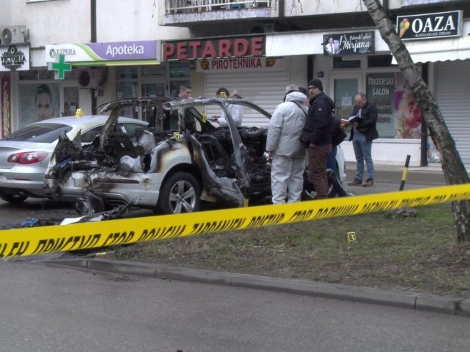 PU Doboj: U Doboju izgorio putnički automobil (VIDEO)