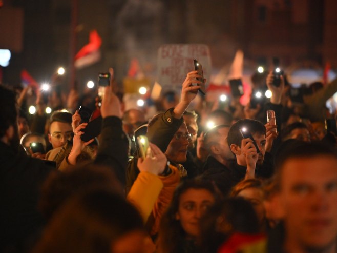 Niš, protest (Foto: TANJUG/ DIMITRIJE NIKOLIĆ/ nr) - 