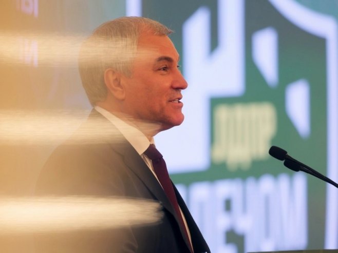 Vjačeslav Volodin (foto: EPA-EFE/MAXIM SHIPENKOV) - 