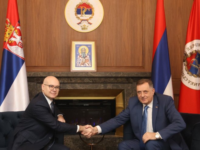 Vučević i Dodik Vučević i Dodik - Foto: predsjednikrs.rs/Borislav Zdrinja