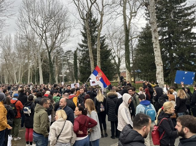 Protest podrške u Banjaluci - Foto: RTRS