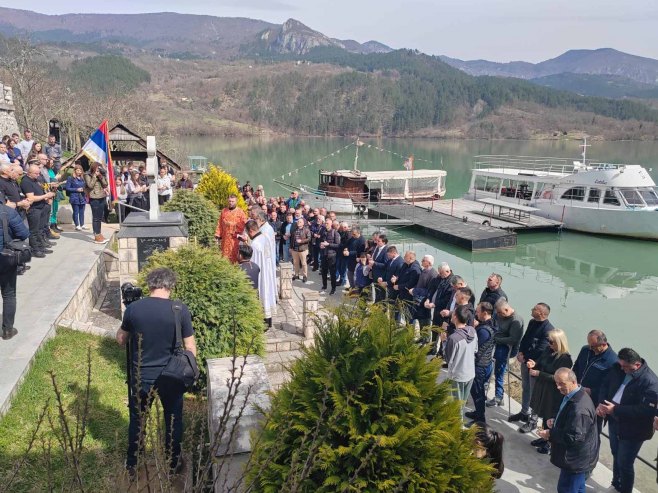 Stari Brod kod Višegrada - obilježavanje - Foto: RTRS