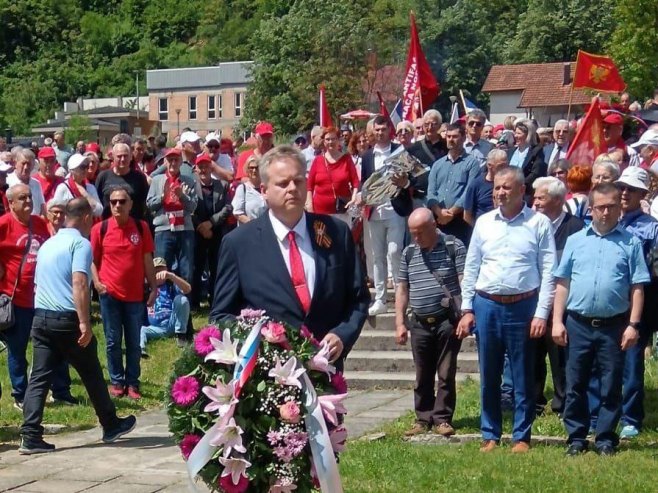 Morozov položio vijenac učesnicima Bitke na Neretvi