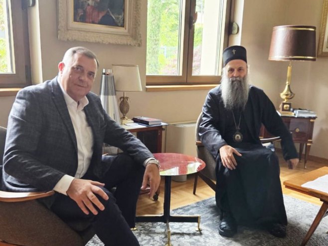 Dodik sa patrijarhom Porfirijem: SPC nije samo stub vjere, nego oslonac jedinstva i čuvar identiteta