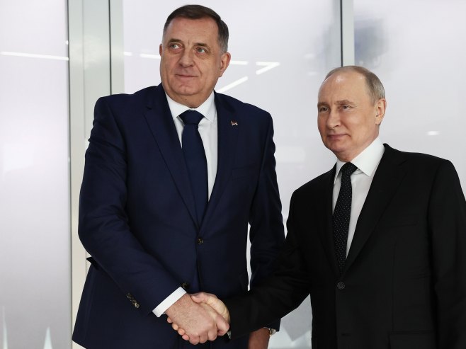 Milorad Dodik i Vladimir Putin (Foto: EPA-EFE/SERGEI BOBYLEV/SPUTNIK/KREMLIN POOL / POOL MANDATORY CREDIT) Milorad Dodik i Vladimir Putin (Foto: EPA-EFE/SERGEI BOBYLEV/SPUTNIK/KREMLIN POOL / POOL MANDATORY CREDIT) -