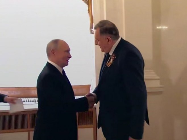 Putin i Dodik - Foto: Ustupljena fotografija