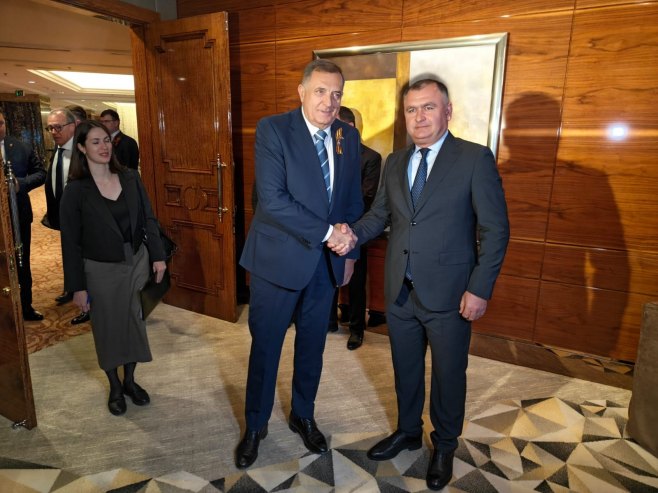 Sastanak predsjednika Srpske u Moskvi sa predsjednikom Јužne Osetije