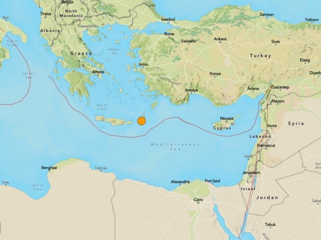 Zemljotres u Grčkoj (Foto: earthquake.usgs.gov) - 