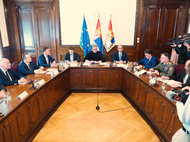 Srbija, sjednica Savjeta za nacionalnu bezbjednost (foto: TANJUG/VLADIMIR ŠPORČIĆ/ bs) Srbija, sjednica Savjeta za nacionalnu bezbjednost (foto: TANJUG/VLADIMIR ŠPORČIĆ/ bs) -