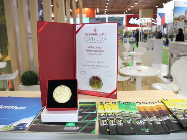 Optima Grupi zlatna medalja u Novom Sadu za kvalitet proizvoda rafinerije ulja Modriča (FOTO)