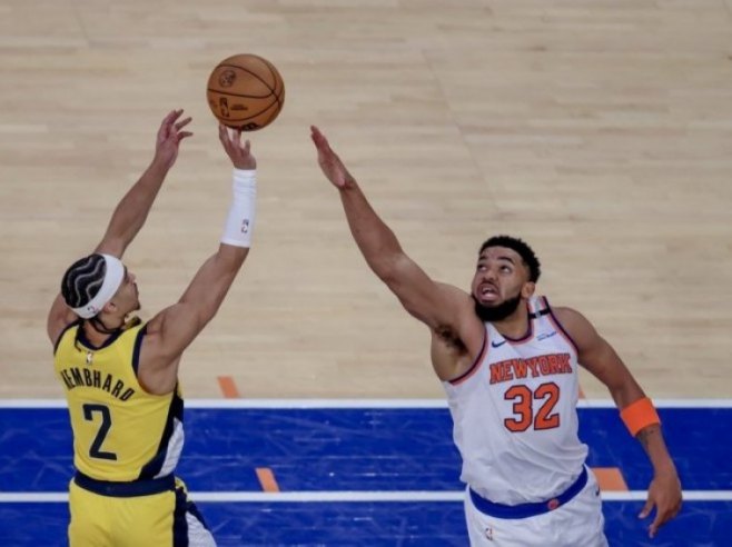 NBA meč, Indijana - Njujork(foto: EPA-EFE/JUSTIN LANE SHUTTERSTOCK OUT) NBA meč, Indijana - Njujork(foto: EPA-EFE/JUSTIN LANE SHUTTERSTOCK OUT) -