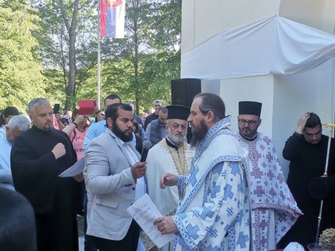 Osveštan hram Preobraženja Gospodnjeg u Majkić Јapri