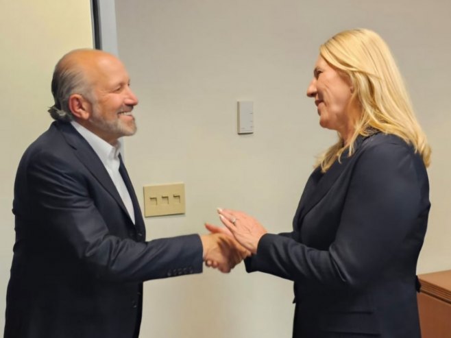 Željka Cvijanović i Havard Latnik Željka Cvijanović i Havard Latnik - Foto: Ustupljena fotografija