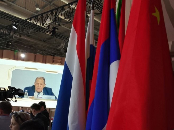 Zastava Republike Srpske na Međunarodnoj konferenciji za pitanja bezbjednosti u Moskvi