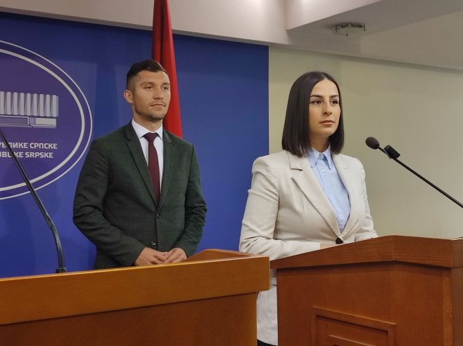 Tanja Vukomanović i  Bojan Kresojević - Foto: SRNA