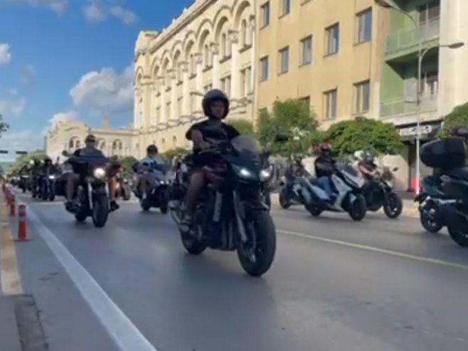 Defile bajkera banjalučkim ulicama (VIDEO)