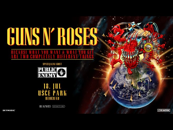 Guns N’ Roses u Beogradu 18. jula (FOTO)