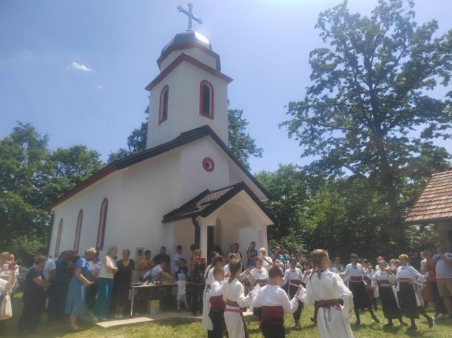 U Kopjenici kod Ključa obilježena slava Hrama (VIDEO)