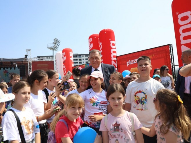 Predsjednik Srpske na Igrama mladih Predsjednik Srpske na Igrama mladih - Foto: predsjednikrs.rs/Borislav Zdrinja