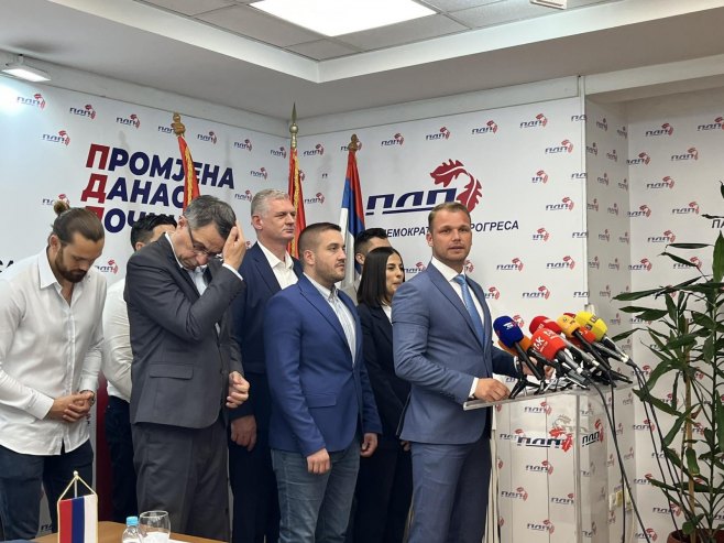 PDP, konferencija za novinare PDP, konferencija za novinare - Foto: RTRS
