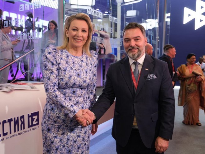 Košarac prenio Zaharovoj zahvalnost Rusiji za pomoć i podršku