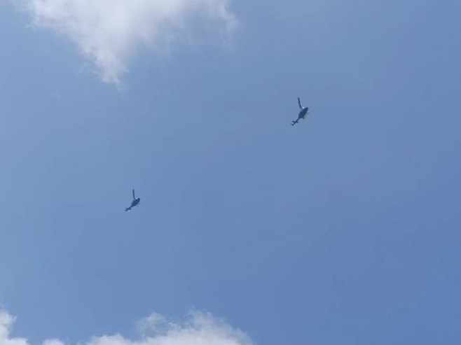 Helikopteri EUFOR-a iznad Prijedora (VIDEO)