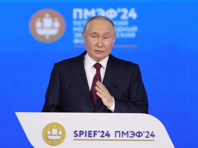 Putin se od 13 časova obraća na plenarnoj sjednici Međunarodnog ekonomskog foruma; Prisustvuje predsjednik Srpske