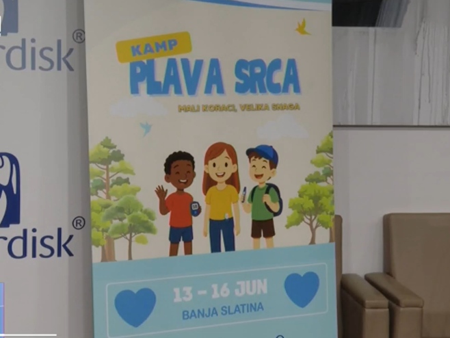 Kamp pod nazivom "Plava srca u Slatini: mali koraci - velika snaga" (VIDEO)