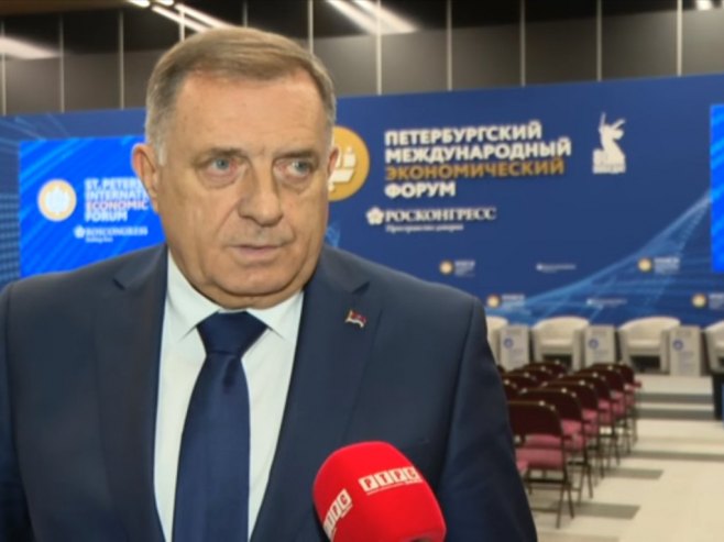 Dodik nakon plenarne sjednice u Sankt Peterburgu: Put ka multipolarnom svijetu jasan, njegov nosilac Rusija (VIDEO)