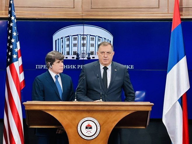 Dodik: Srpski narod zaslužuje repozicioniranje u Americi, Blagojević će u tome da pomogne (VIDEO)