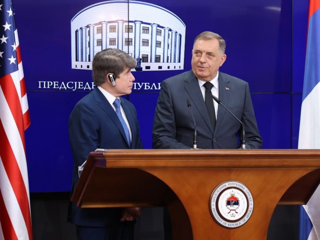 Rod Blagojević i Milorad Dodik Rod Blagojević i Milorad Dodik - Foto: predsjednikrs.rs/Dona Katušić