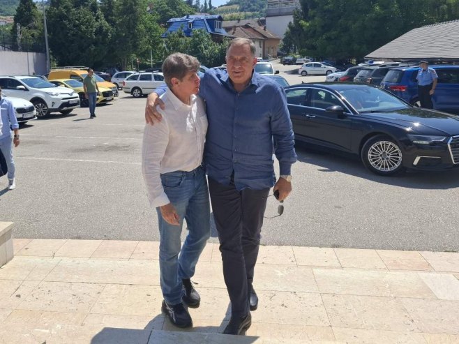 Dodik i Blagojević u Višegradu