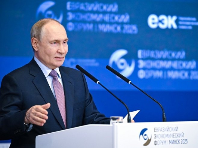 Putin na sastanku lidera Evroazijskog ekonomskog saveza u Minsku
