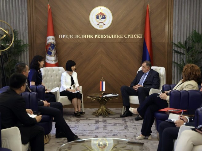 Predsjednik Srpske sa ambasadorom Kine u BiH