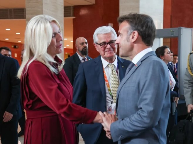 Cvijanovićeva u Sevilji sa Makronom, Kostom i Milatovićem (FOTO)