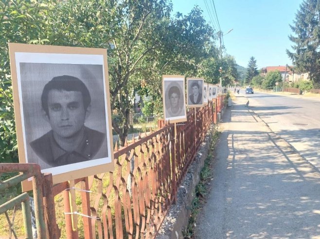 Postavljene fotografije uz put Bratunac-Potočari - svijet da vidi i srpske žrtve