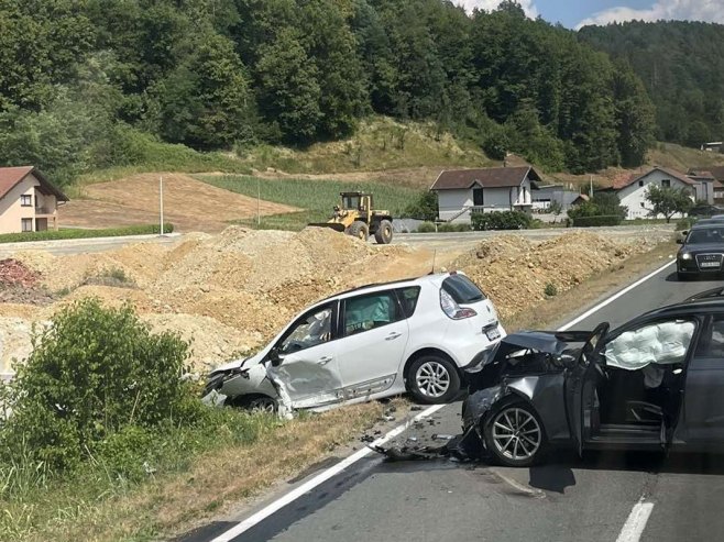 U saobraćajnoj nesreći kod Čelinca povrijeđene tri osobe