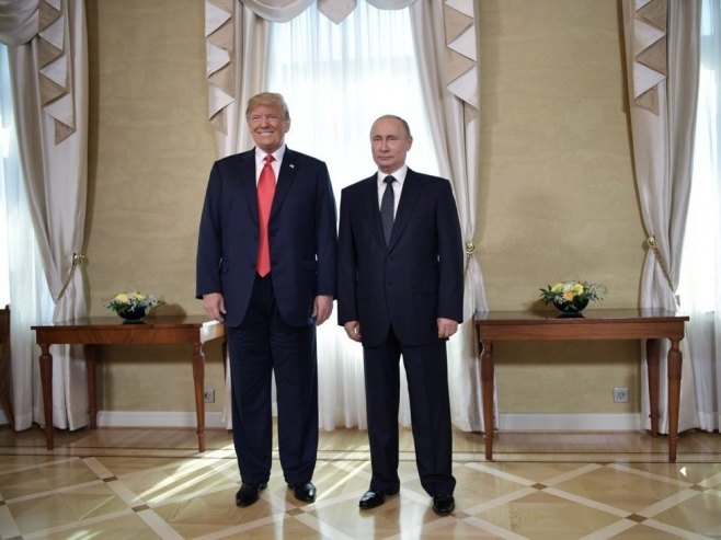 Donald Tramp i Vladimir Putin (foto: arhiva/EPA/ALEXEY NIKOLSKY/SPUTNIK/KREMLIN) - 