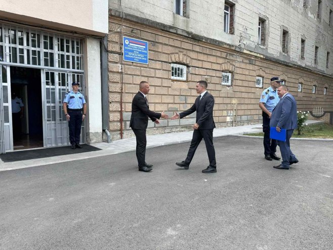 Miloš Bukejlović posjetio Kazneno-popravni zavod u Foči - Foto: SRNA